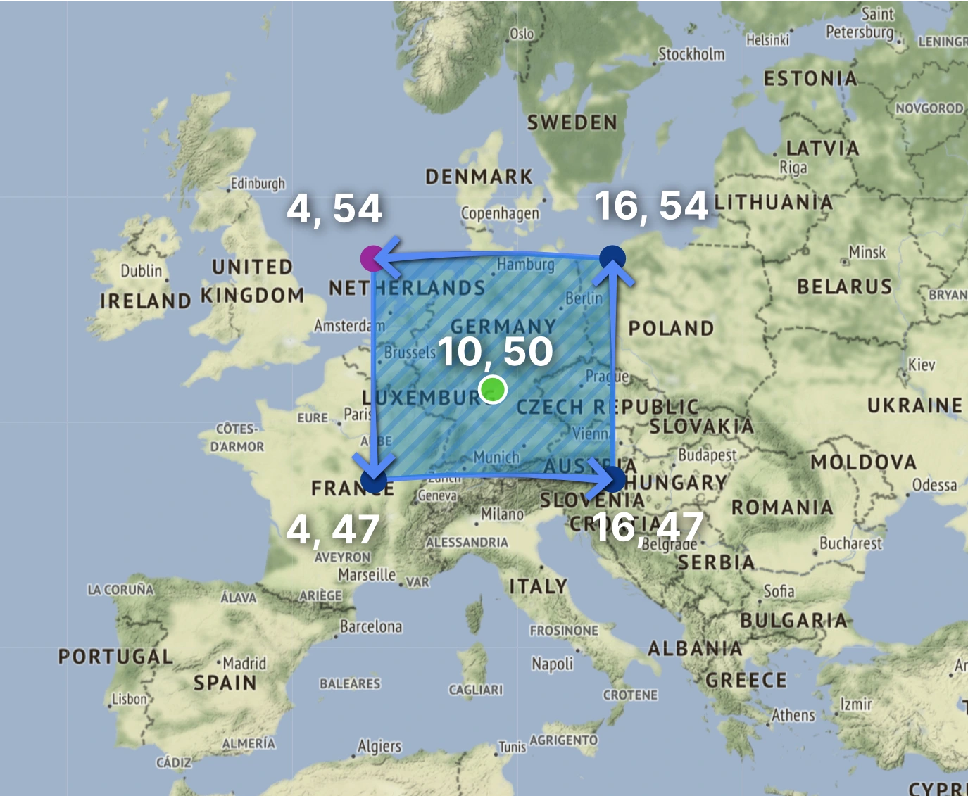 GeoJSON Polygon Counter-clockwise