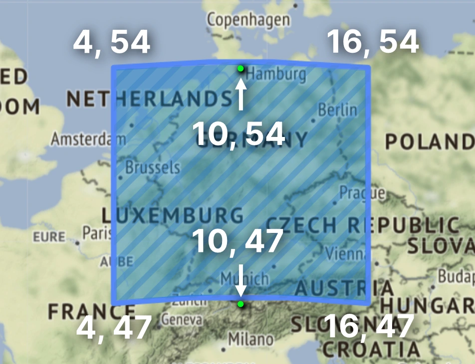 GeoJSON Polygon Geodesic